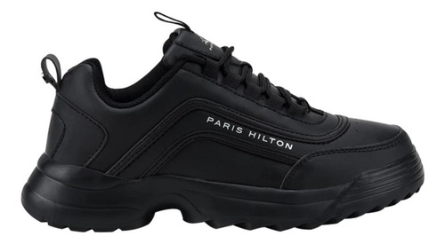 Tenis Negros Chunky Paris Hilton Suela Antiderrapante M5zf5