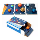 Juego De Tablero De Mdf Con Sistema Solar Socket Planet Toy