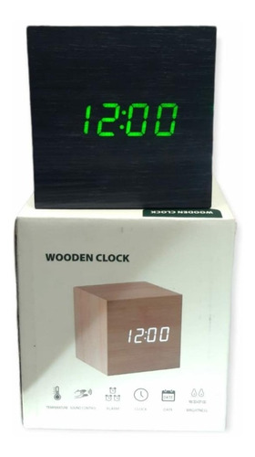 Reloj Digital Led Alarma Mesa De Noche Decorativo