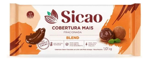 Cobertura Chocolate Sicao Fracionado Blend 1,01 Kg