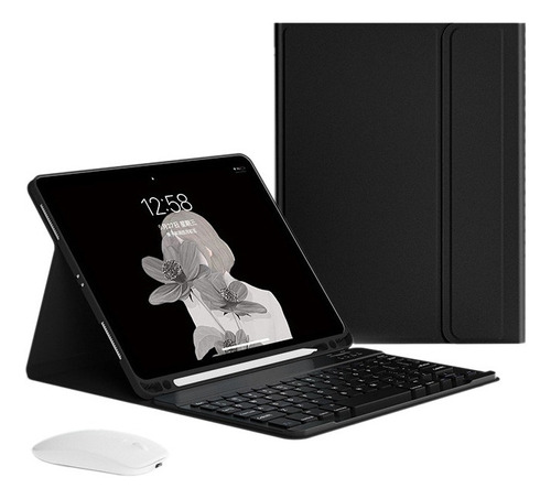 Funda Con Teclado Mouse For iPad Pro 2022 12.9 Pulgadas