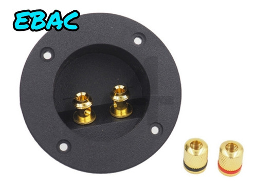 Conectores De Cobré Para Cajones De Subwoofers 6 Pz.