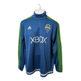 Sudadera Seattle Sounders Original Cierre Al Hombro 2014 L