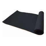 Tapete Para Yoga Grueso Mat Color Negro Fitness