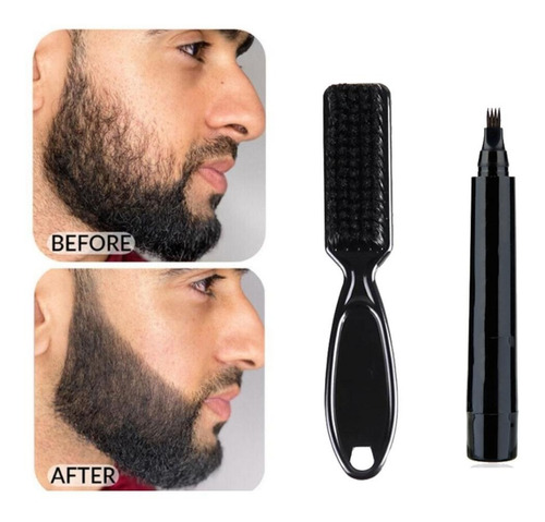 Set Marcador De Barba (incluye Lápiz Y Cepillo)