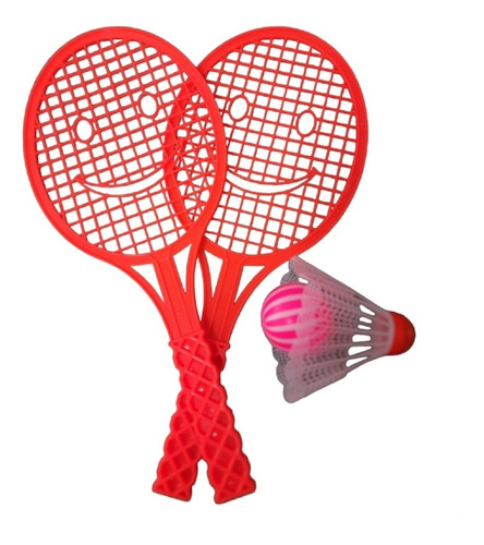 Juego Raqueta Más Red Y Pelota Badminton
