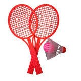 Juego Raqueta Más Red Y Pelota Badminton