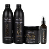  Kit Pós Progressiva Óleo De Argan Naturiun + Reparador Ponta