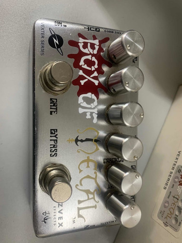 Zvex Box Of Metal High Gain Distortion Con Noise Gate