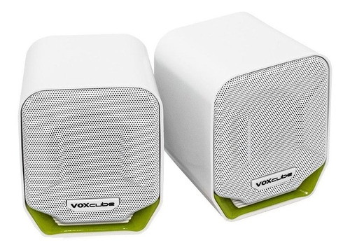 Alto-falante Infokit Voxcube Vc-d360 Branco E Verde 