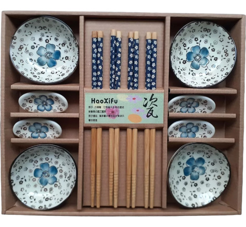 Set De Sushi De Porcelana Para 4 Personas Ideal Regalo