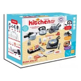 Set Juguete De Cocina  Con 36 Utensilios Para Niños