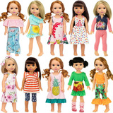 Ropa American Girl Wellie Wishers X  10 Vestidos Outfits