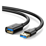 Cable Ugreen Us129 Extension Usb 3.0 Negro 1.5 Metros