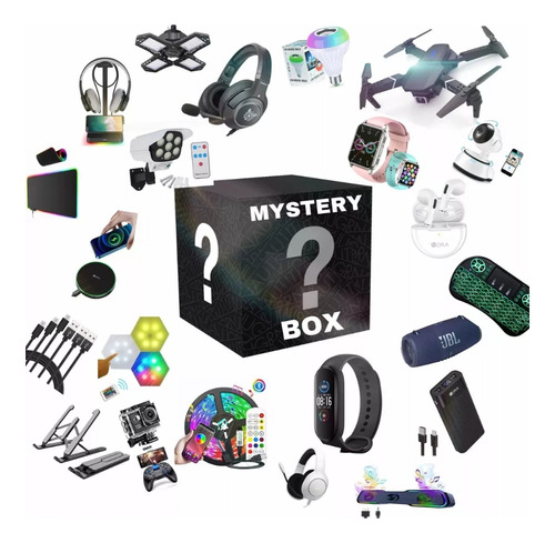 Caja Sorpresa Misteriosa Electronica Mistery Box Hogar Gamer