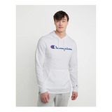 Poleron Middleweight T-shirt Hoodie White Champion