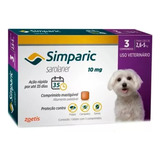 Antipulgas Simparic Promoção 10mg Cães 2 A 5kg C/3  Original