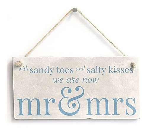 Señales - Meijiafei With Sandy Toes.. Mr & Mrs - Pvc Sign Be
