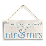 Señales - Meijiafei With Sandy Toes.. Mr & Mrs - Pvc Sign Be