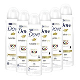 Kit 6 Desodorantes Dove Antitranspirante Invisible Dry 150ml