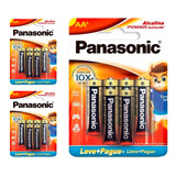 18 Pilhas Alcalinas Aa Panasonic (3 Cartelas)