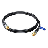 Cable Coaxial Rg6  Cable De Cobre Triple Blindado, Sin Oxgen