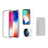 Kit Capinha, Película De Vidro, Skin E Câmera Para iPhone XR