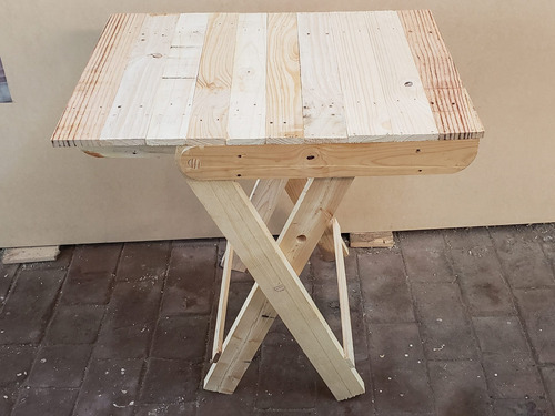 Mesa Plegable De Madera