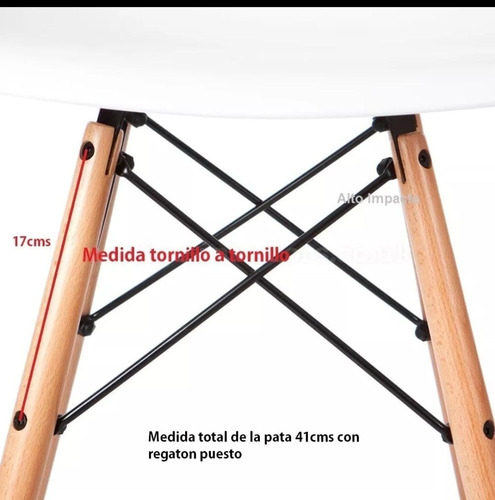 Repuesto Patas Sillas Eames