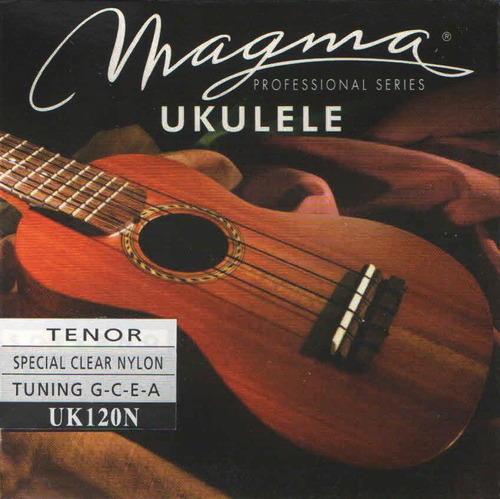 Encordado Magma Uk120n Para Ukelele Tenor Color Negro