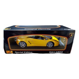 Lamborghini Gallardo Amarillo, Escala 1:18 Maisto