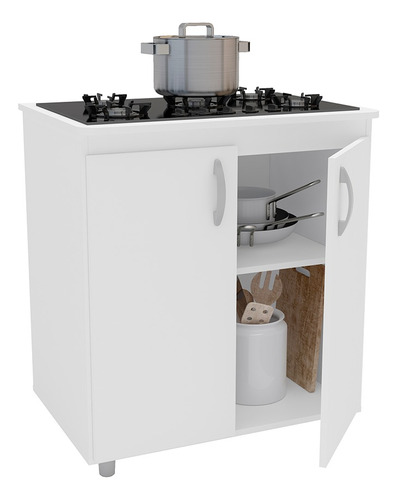 Mobi Cocina 72cm Madera Charlotte Blanco Alacena 