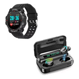 Reloj Smartwatch 119 Negro + Auriculares Inalámbricos F9-5