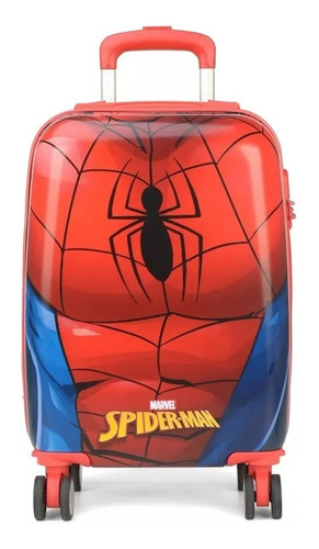 Mochila Escolar Homem Aranha Mala Bordo G Rodinha Infantil