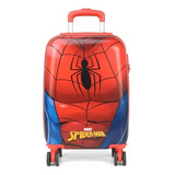 Mochila Escolar Homem Aranha Mala Bordo G Rodinha Infantil