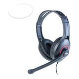 Auriculares Gamer Consolas Red Headset Noga Stormer St-703 Color Rojo