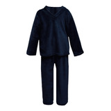 Pijama Azul Niño Conjunto Microfibra Suave Baby Inc