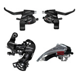 Kit Transmisión Shimano 21v Shifters Cambio Descarrilador