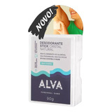 Alva Desodorante Natural Stick Cristal 100% Original 90g New