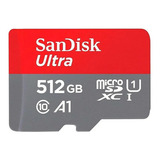 Tarjeta De Memoria Microsd Sandisk Ultra De 512 Gb, Clase 10