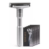 Barbeador Safety Razor Qshave Tipo Merkur Futur Ajustável