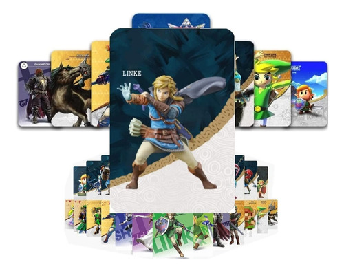 32 Tarjetas Nfc Amiibo Colección Zelda! Tears Of The Kingdom