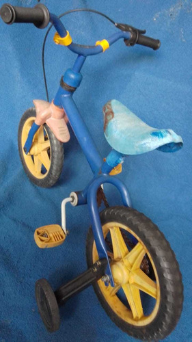 Bicicleta Infantil Aro 12 Com Rodinhas Brinde Garrafinha