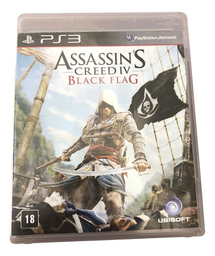 Jogo Assassins Creed Iv Black Flag Ps3 Original Completo