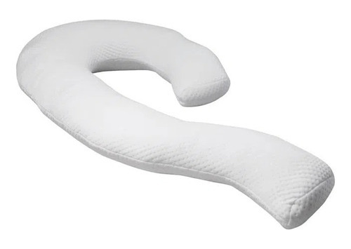 Tvnovedadestv Contour Swan Pillow Almohada Ergonómica De Soporte Completo Color Blanco