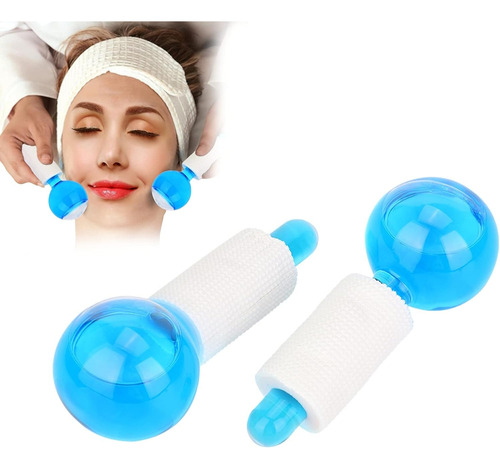 2 Ice Roller Masajeador Facial Frio Antiarruga Anti Age Pro