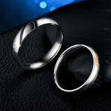 Anillos De Compromiso Grabados Para Hombre Y Mujer, Pareja D