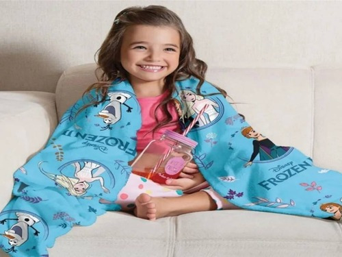 Manta Infantil Bebe Inverno Personagem Cobertor Sofá Lepper