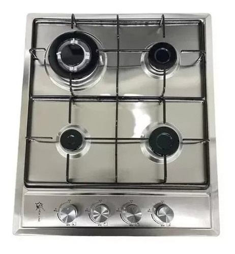 Encimera A Gas Inox Con Chispero Cocina 4 Platos