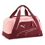 Bolsa Deportiva Puma Fundamentals Xs Logo Estampado Mujer Color Rosa Liso